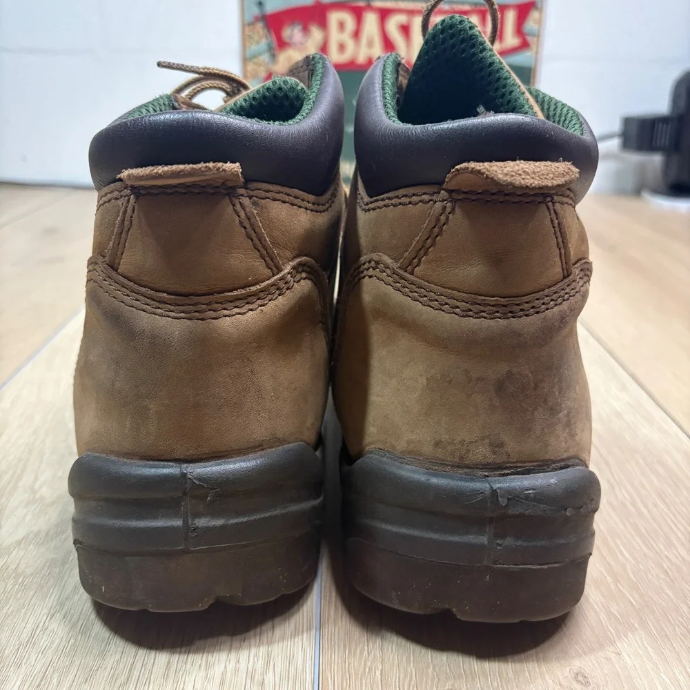 Red Wing King Toe 2240 Mens 9.5 E2 Waterproof Safety Toe Work Boots Tan Leather